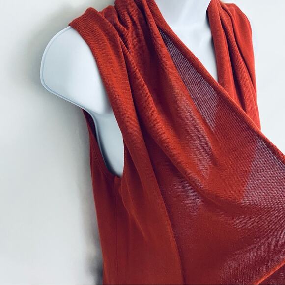 Joseph A Sleeveless Cardigan Size Medium - Picture 4 of 9